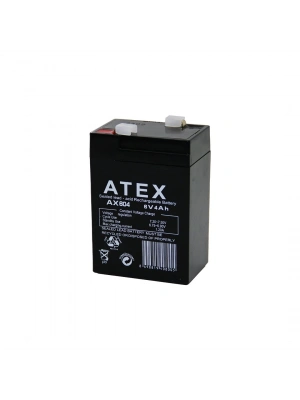 Atex Ax-604 ( Kalın ) Kuru Akü 6v-4ah Amper*20