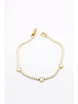 Kalp Bileklik - Altın