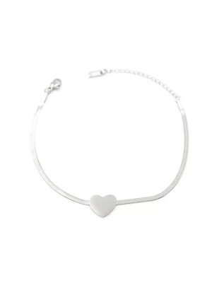 Kalp Bileklik - Gümüş
