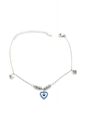 Kalp Halhal - Gümüş