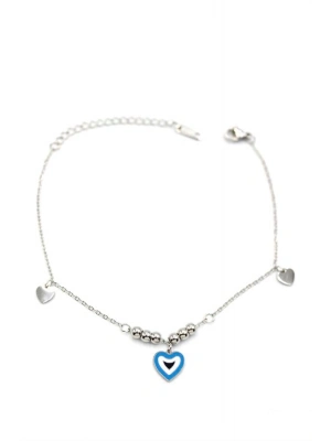 Kalp Halhal - Gümüş