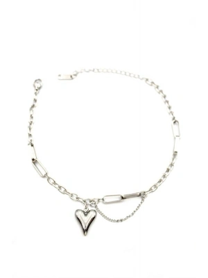 Kalp Halhal - Gümüş