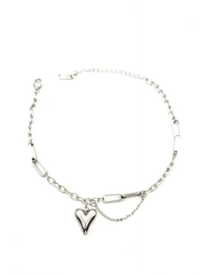 Kalp Halhal - Gümüş