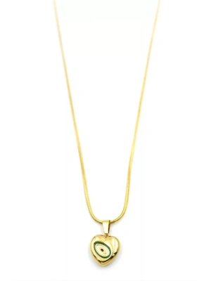 Kalp Kolye - 60 cm - Altın