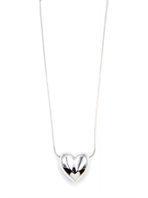 Kalp Kolye - Gümüş