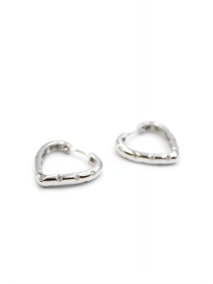 Kalp Küpe - Gümüş