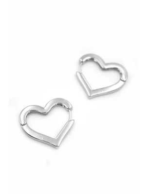 Kalp Küpe - Gümüş