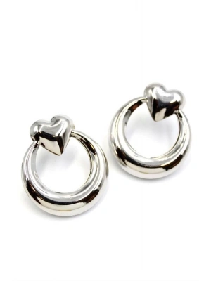 Kalp Küpe - Gümüş