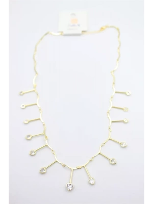 Kalp Sallantılı Kolye - Altın