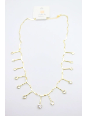 Kalp Sallantılı Kolye - Altın