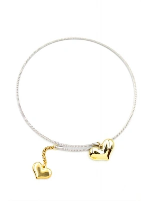 Kalp Tasma Kolye - Gümüş