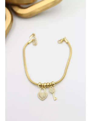 Kalp Xuping Bileklik - Altın