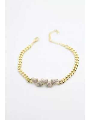 Kalp Xuping Bileklik - Altın