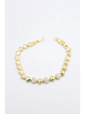 Kalp Xuping Bileklik - Altın