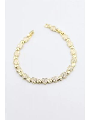 Kalp Xuping Bileklik - Altın