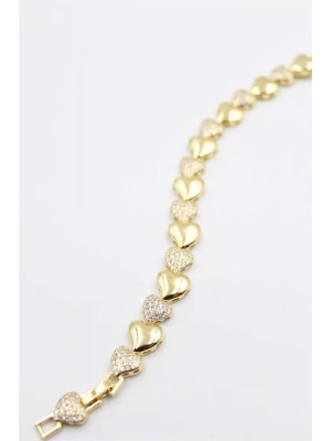 Kalp Xuping Bileklik - Altın