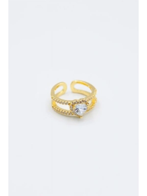 Kalp Yüzük - Altın