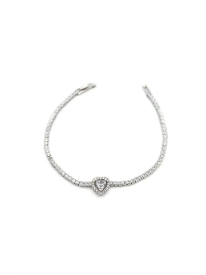 Kalpli Su Yolu Bileklik - Gümüş