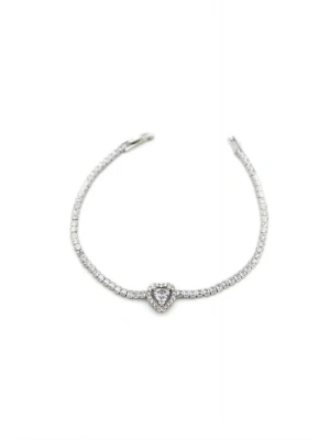 Kalpli Su Yolu Bileklik - Gümüş