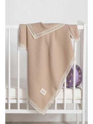 Kanz 4 Kat Kopanaki Müslin Pike Knz-017 Bej