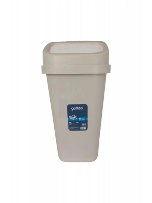 Kapaklı Çöp Kovası, Plastik 17 Lt  Royaleks-G647