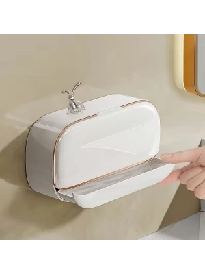 Kapaklı Ve Drenaj Bölmeli Duvara Monte Sabunluk