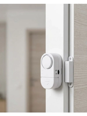 Kapı Pencere Alarmı Manyetik Sensörlü 90 dB Güçlü Sesli Güvenlik Alarm Sistemi