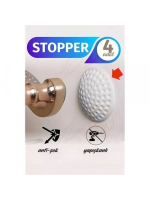 Kapı Stopperi Golf Topu Model Kapı Çarpma Önleyici 4 Adet 721172