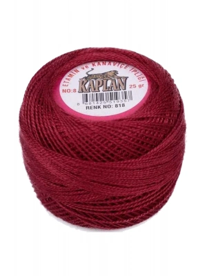 Kaplan Etamin Ve Kanaviçe İpi 8 No Kod/Renk: 818 - Royaleks