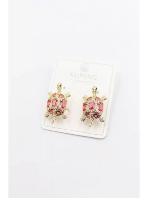 Kaplumbağa Küpe - Pembe