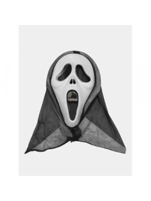 Kapşonlu Çığlık Maskesi Scream Maskesi 33x21 cm