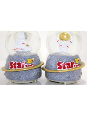 Kar Küresi Işıklı Müzikli 13 Cm