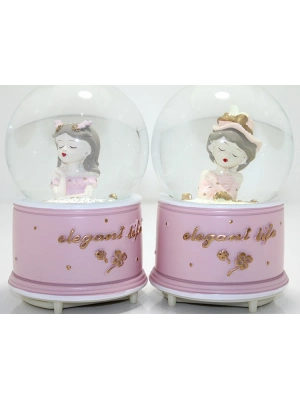 Kar Küresi Işıklı Müzikli 13 Cm No 2