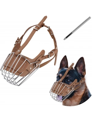 Karamel Pet İri Irk Metal Köpek Ağızlığı 43 cm XXL