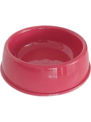 Karamel Pet Plastik Köpek Mama Su Kabı 500 ml Kırmızı
