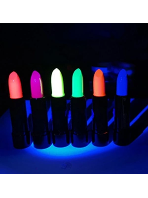 Karanlıkta Parlayan Neon Ruj Seti