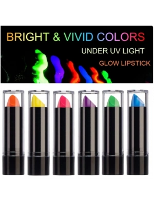 Karanlıkta Parlayan Neon Ruj Seti