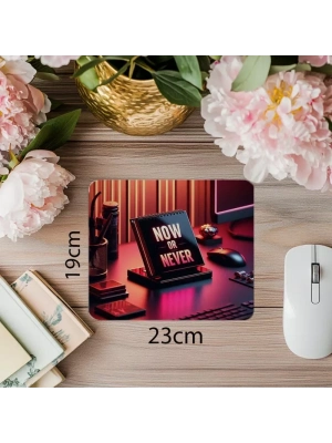 Karar Anı Sloganlı 3D Mousepad - 19x23 cm 2 mm Dikdörtgen İthal Baskılı Mouse Pad