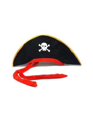 Karayip Korsanları Kaptan Jack Kumaş Korsan Şapkası Yetişkin
