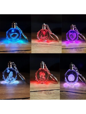 Karışık Modellerde Kristal Işıklı Anahtarlık