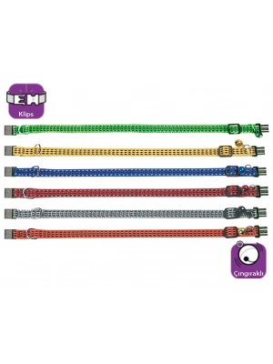 Karlie Kedi Tasma Çing. 25-35Cm Karişik Renkli