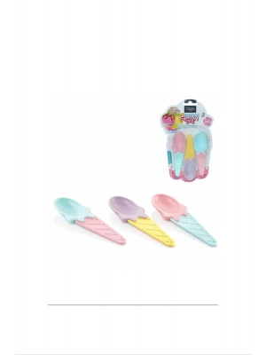 Karnaval Dondurma Kaşığı 3 Adet Royaleks-L716