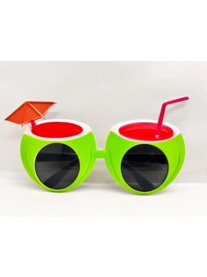 Karpuz Şekilli Tropikal Hawaii Gözlüğü