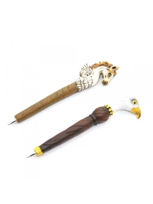 Kartal Ve Unicorn Polyester Tükenmez Kalem