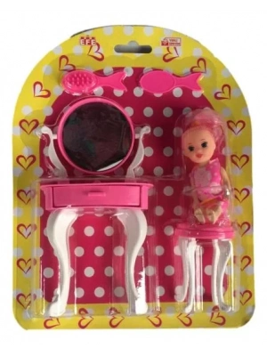 KARTELA KUCUK AYNA SETLI BEBEK