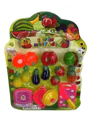 KARTELA MEYVE SEBZE KESME 19 PARCA