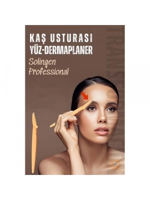 Kaş Şekillendirici Kaş Dermaplaner Yüz Usturası Solingen Professional