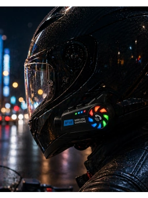 Kask Üstü Kamera Bluetooth Müzik ve Çağrı Özellikli Geniş Açılı Lens