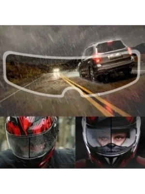Kask Vizörü İçin Yağmur ve Buğu Engelleyici Film