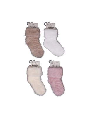 Katamino Alyosa Kız Bebek Havlu Soket Çorap 450911 Asorti